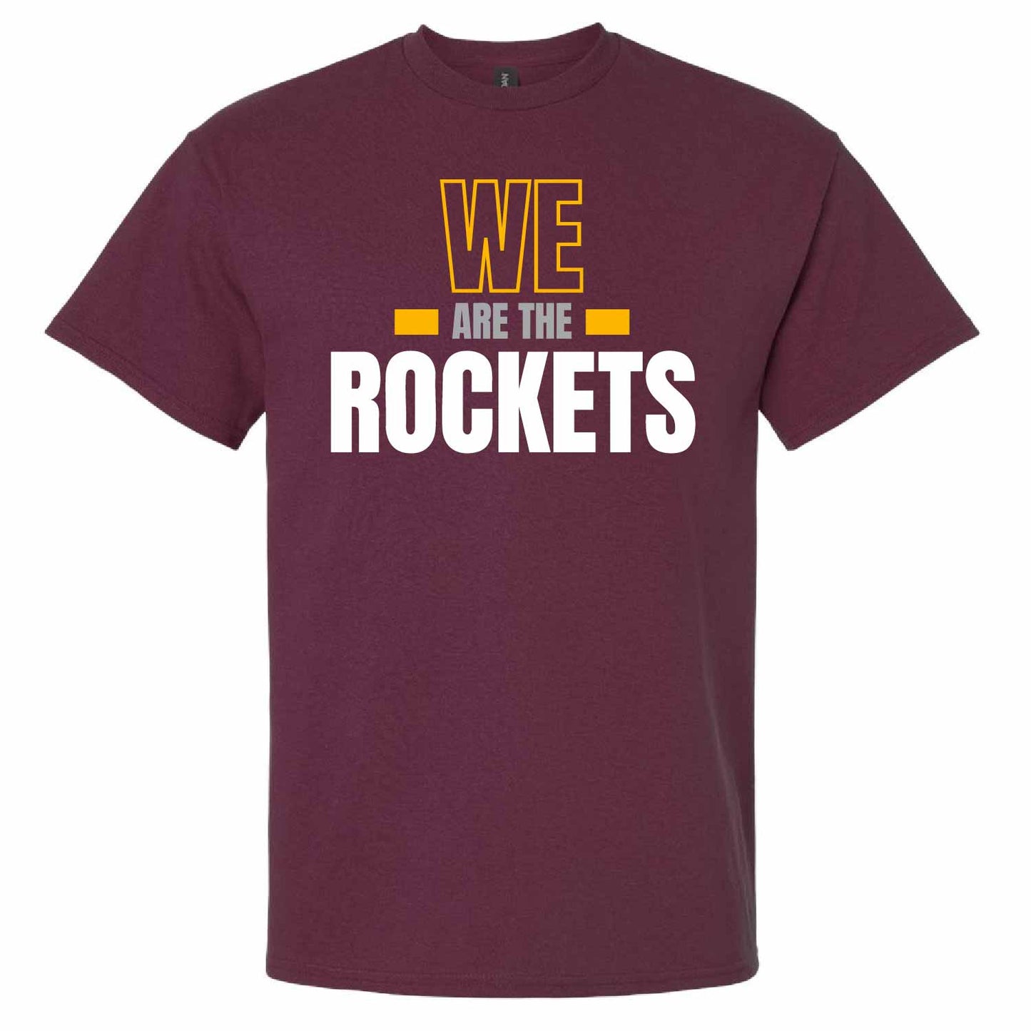 Accel We Are The Rockets Short Sleeve T-Shirt - Maroon