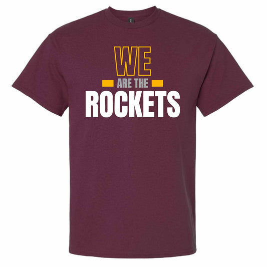 Accel We Are The Rockets Short Sleeve T-Shirt - Maroon