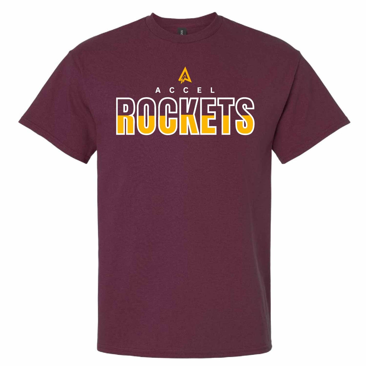 Accel Rockets Short Sleeve T-Shirt - Maroon