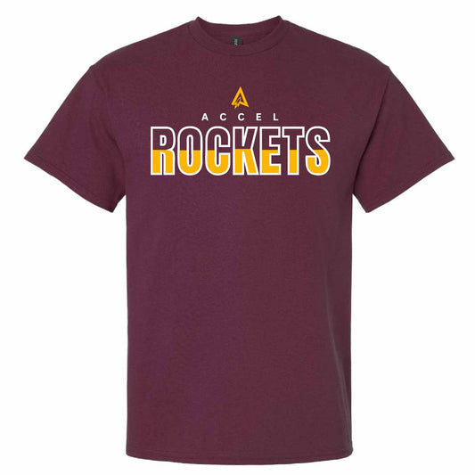 Accel Rockets Short Sleeve T-Shirt - Maroon