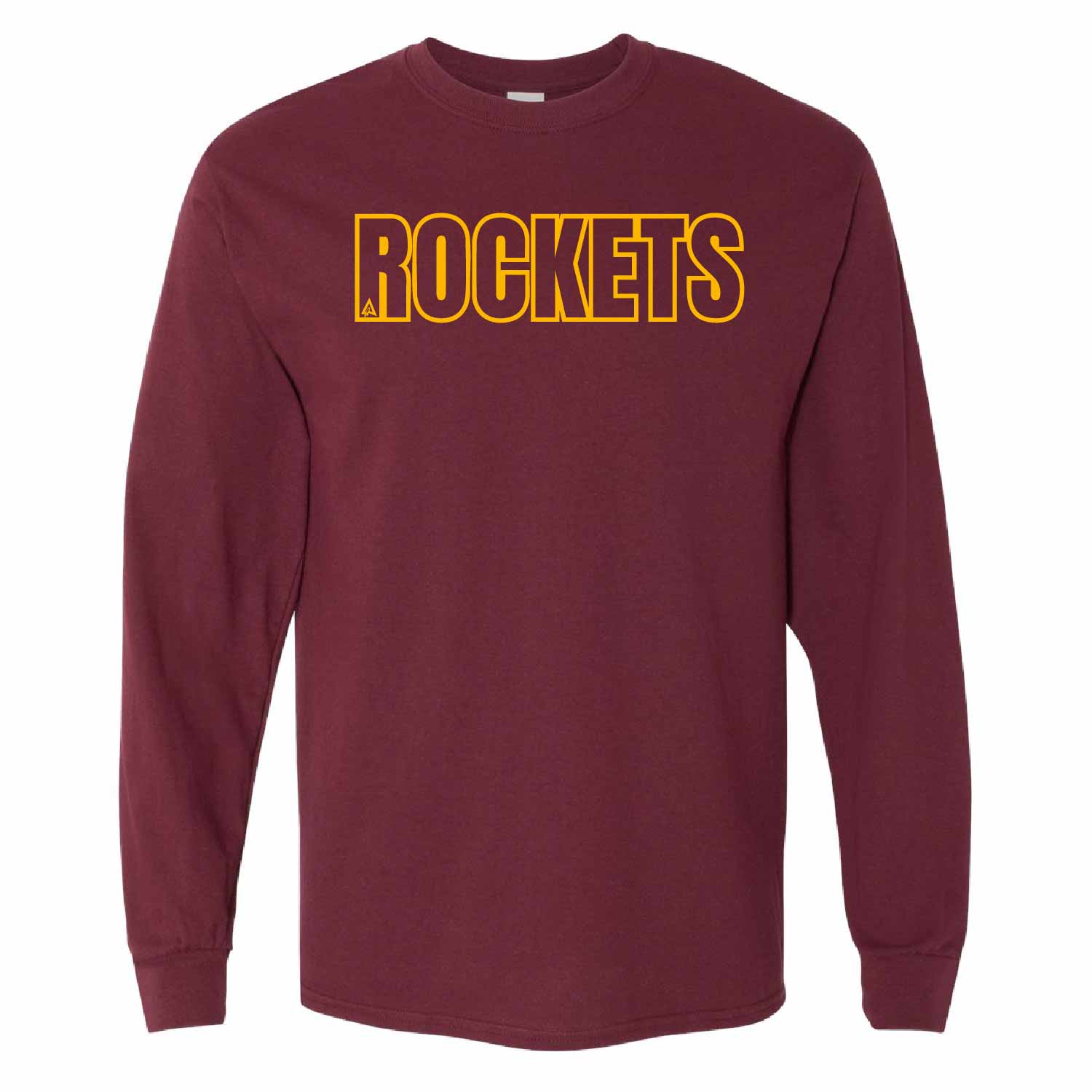 Accel Rockets Long Sleeve T-Shirt #1 - Maroon – Accel Academy Apparel